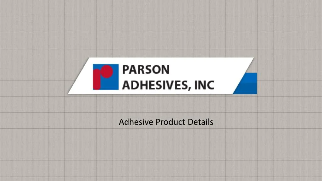 adhesive product details