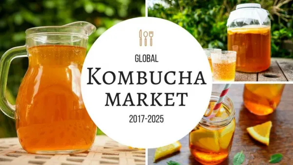Global Kombucha Market Growing at a CAGR 25.28% by 2017-2025