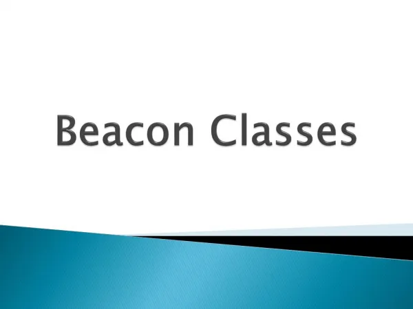 Beacon Classes To Ignite Young Mind