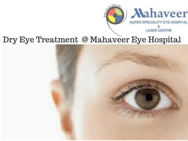 Dry Eye Treatment in Pune- Mahaveer Eye Hospital