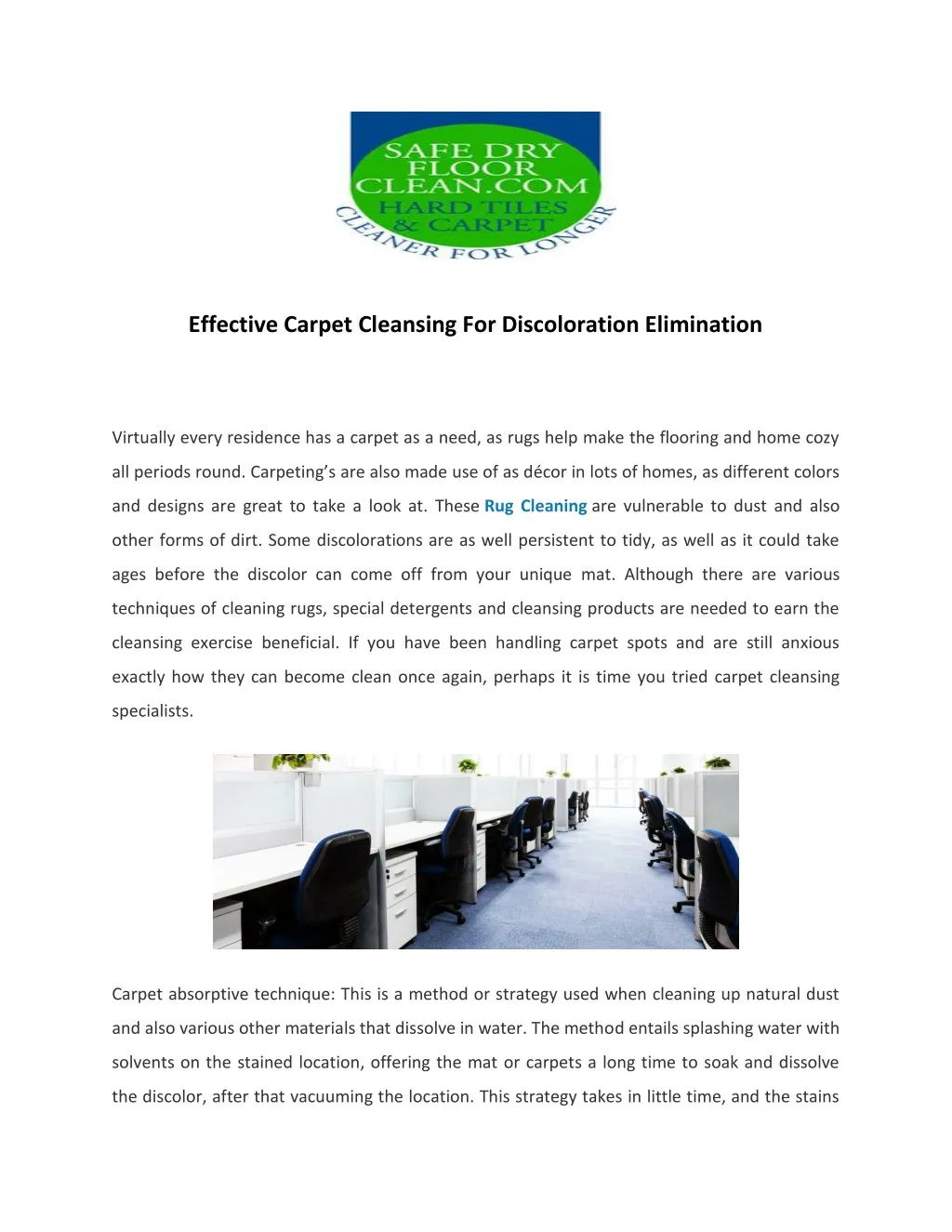 effective carpet cleansing for discoloration
