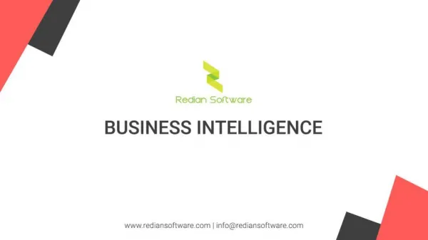 Business Intelligence And Reporting Services | BI & Reporting company
