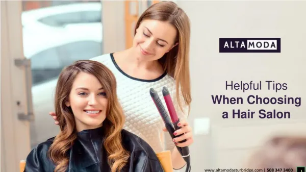 Helpful Tips When Choosing a Beauty & Hair Salon