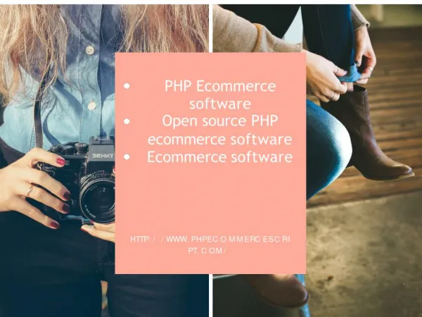 PHP Ecommerce software | Open source PHP ecommerce software | Ecommerce software