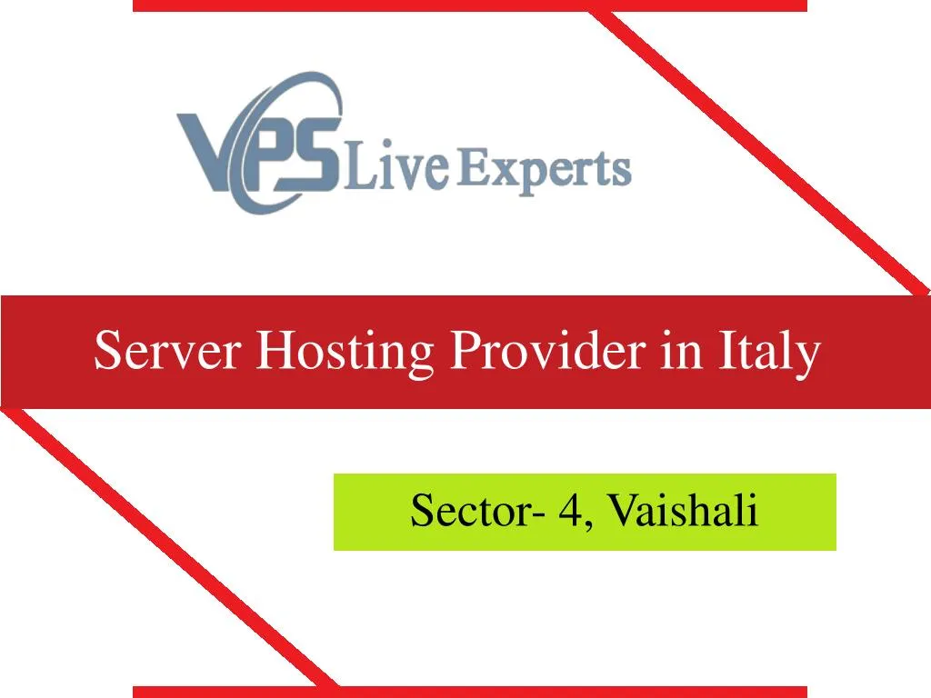 server hosting provider in italy
