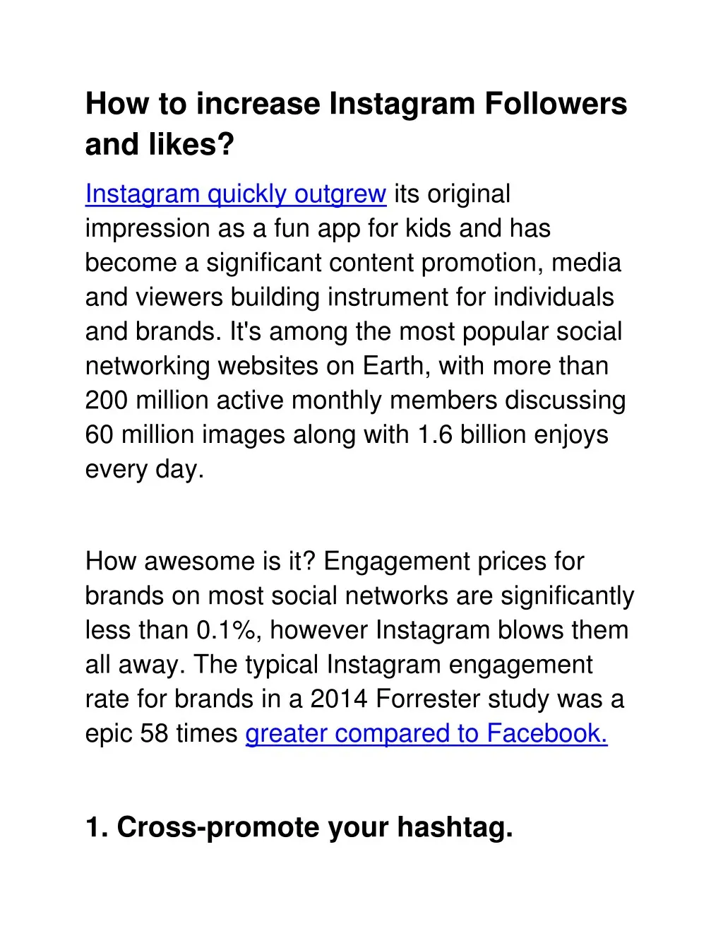 how to increase instagram followers and likes