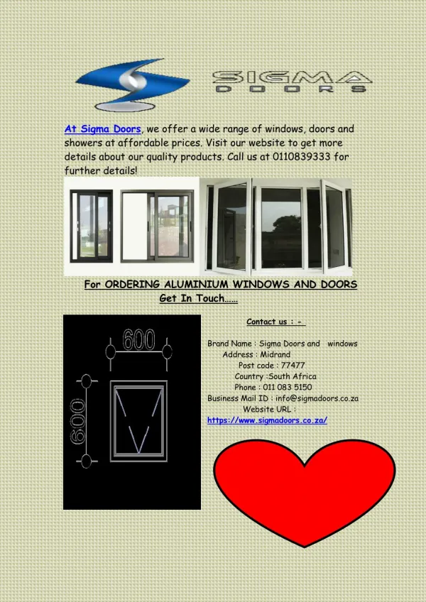 Energy Efficient Windows in South Africa
