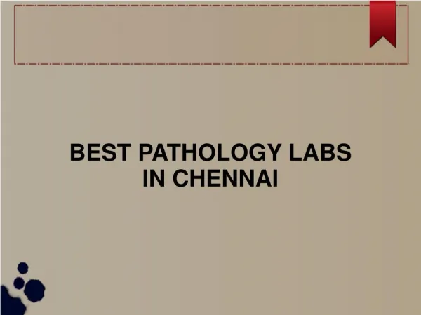 Lipid profile test in Chennai