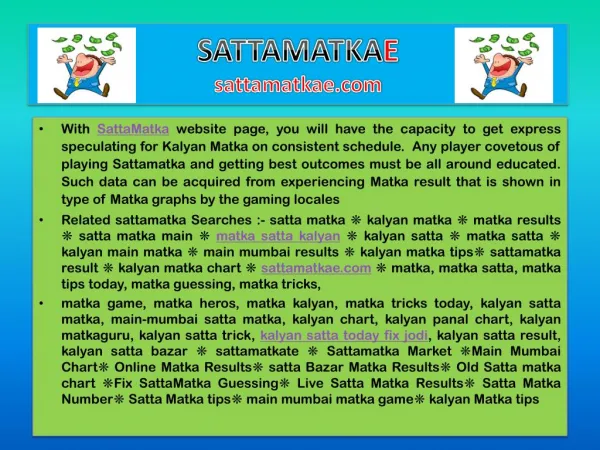 Kalyan Satta Matka 6 February Free Game with Matka Tips and Tricks