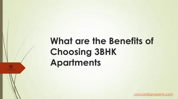 What are the Benefits of Choosing 3BHK Apartments