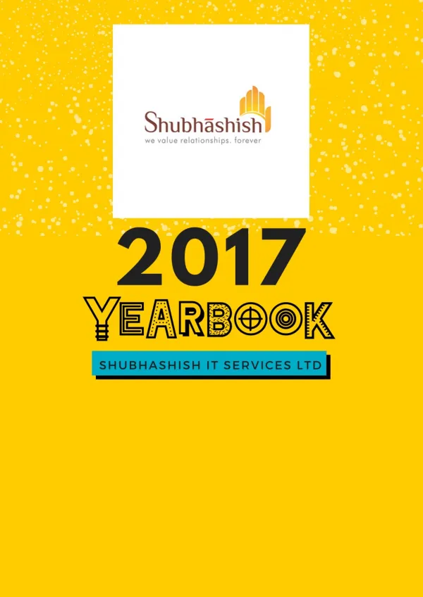 Shubhashish it services ltd year book