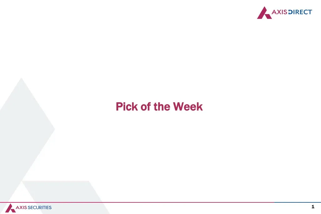 pick of the week pick of the week