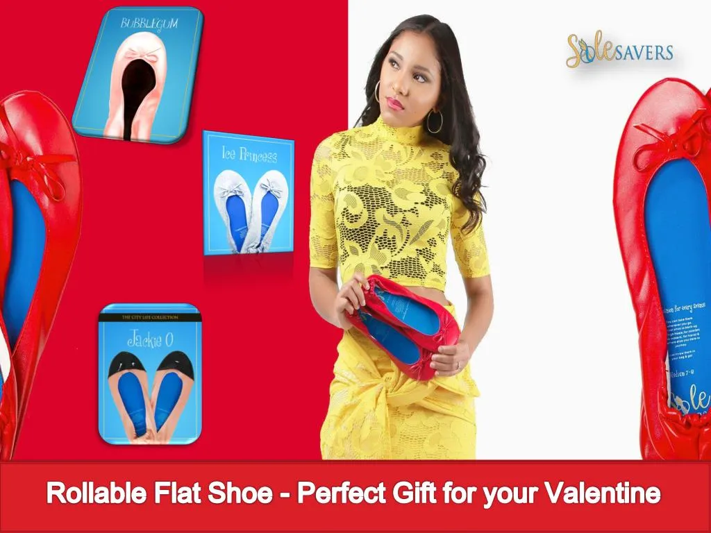 rollable flat shoe perfect gift for your valentine