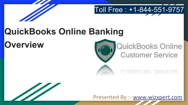 QuickBooks Online Banking Overview