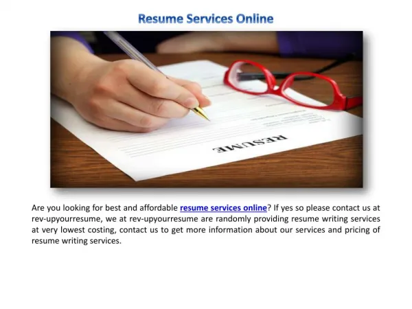 Resume Writing Services Sydney