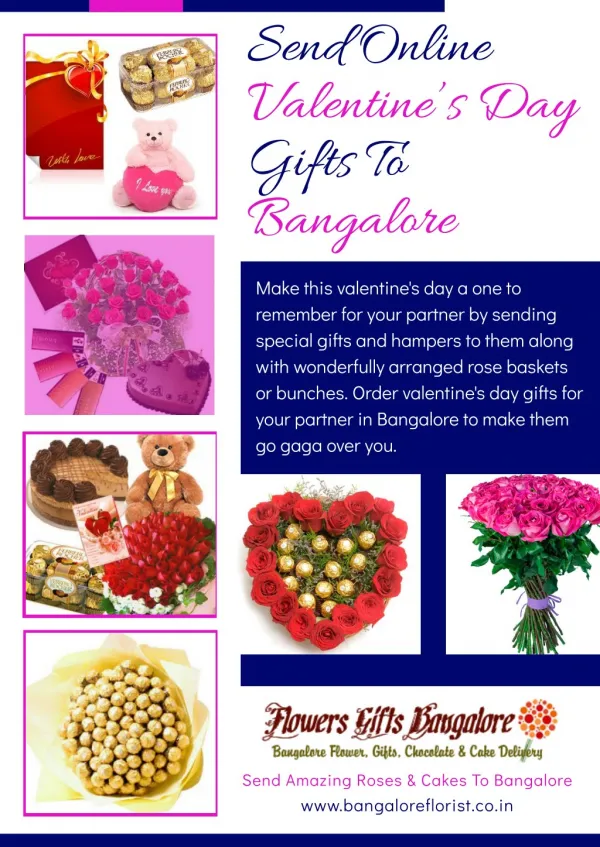 Send Online Valentine's Day Gifts To Bangalore