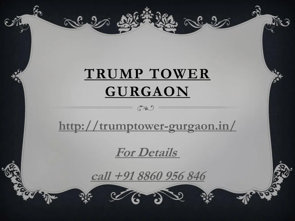 trump tower gurgaon