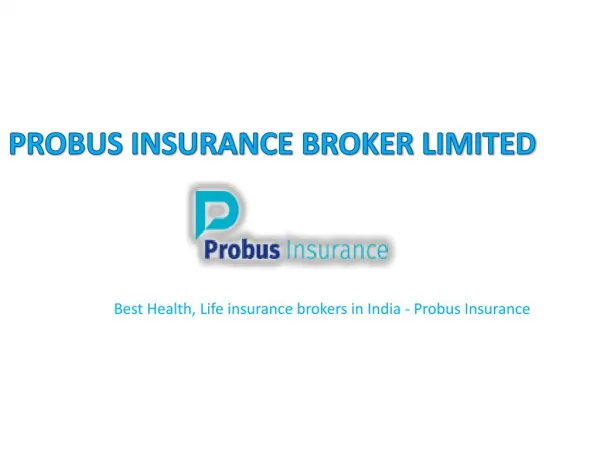 Best Life Insurance Brokers in India – Probus Insurance