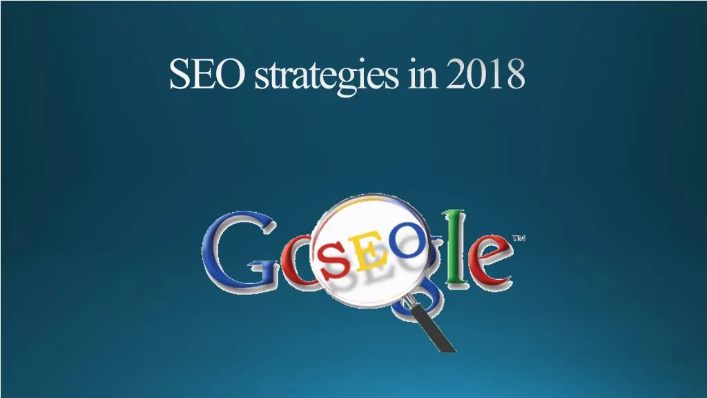 seo strategies in 2018
