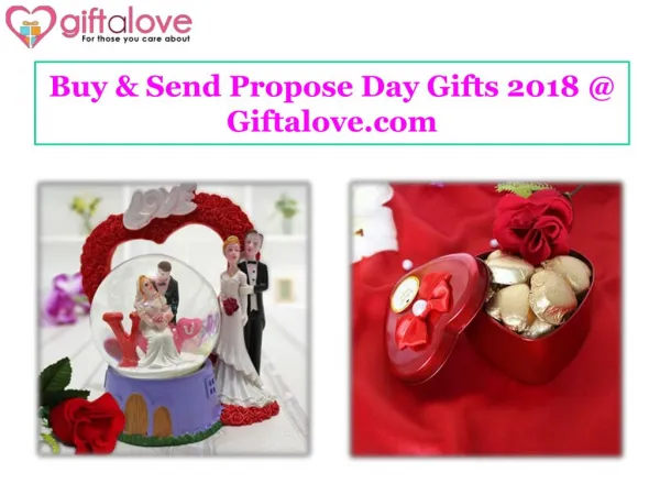Buy Best Propose Day Gifts Online from Giftalove