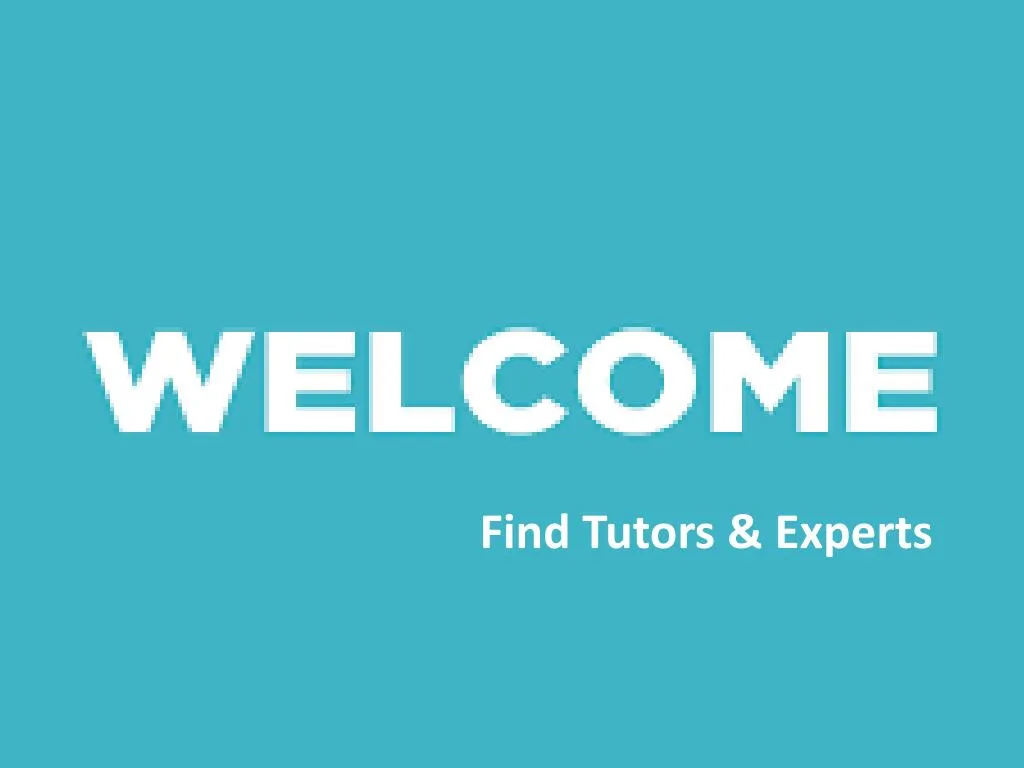 find tutors experts