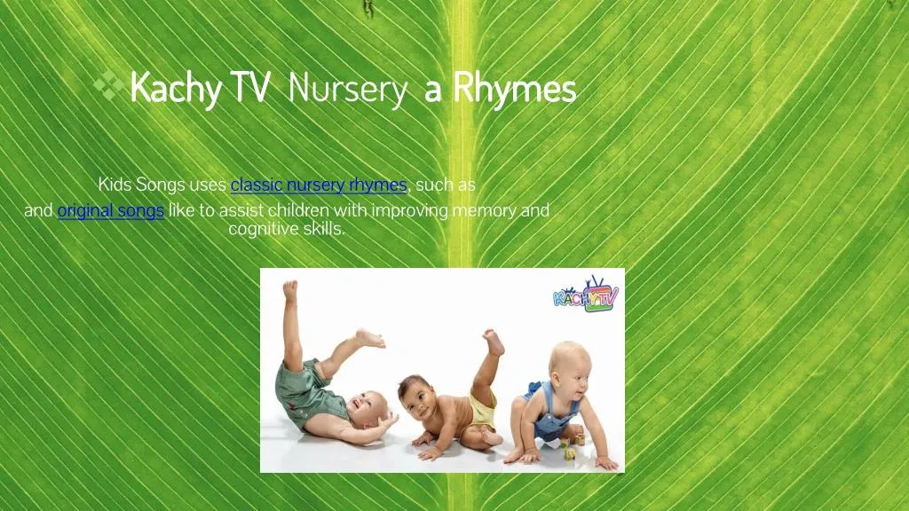 kachy tv nursery a rhymes