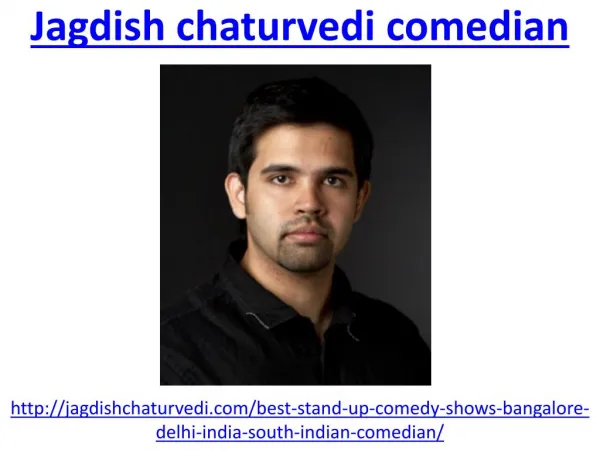 The most funniest comedian Jagdish chaturvedi