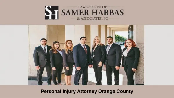 Personal Injury Attorney Orange County