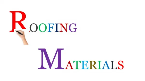 Roofing Materials Suppliers in UAE