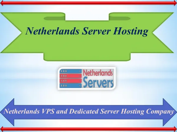 Netherlands Dedicated Server â€“ VPS Server Hosting Plan Price