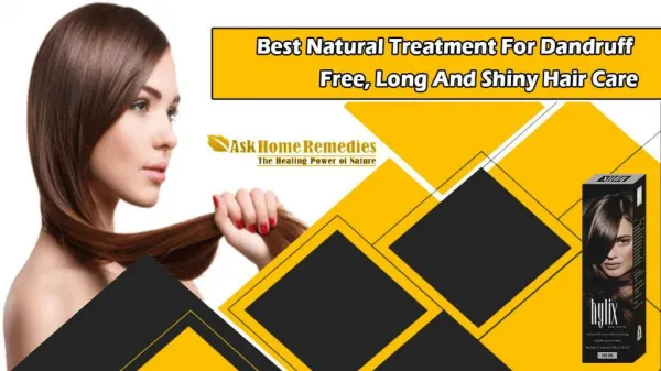 Best Natural Treatment for Dandruff Free, Long and Shiny Hair Care