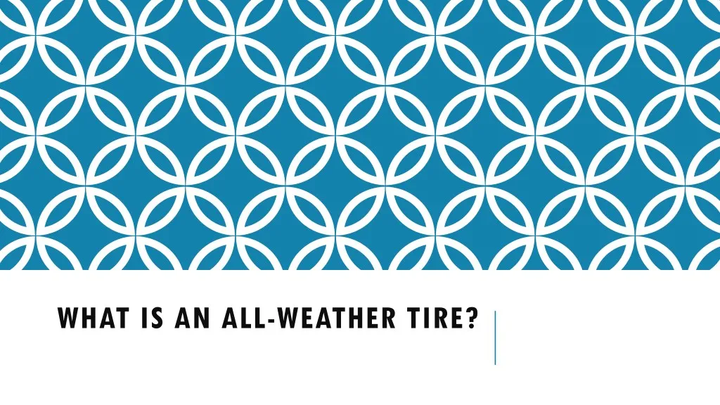 what is an all weather tire