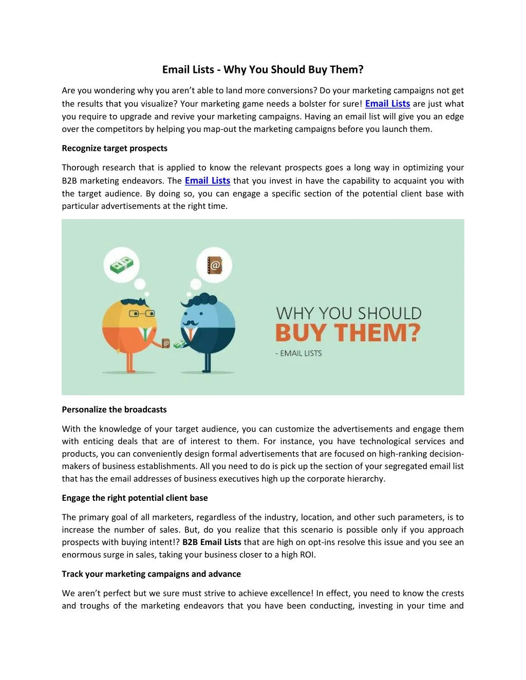 email lists why you should buy them
