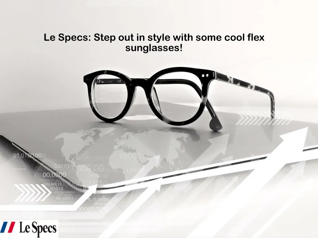 le specs step out in style with some cool flex sunglasses