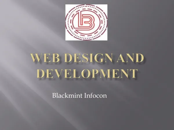 WEB DESIGN AND DEVELOPMENT