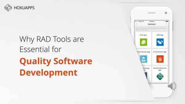 Quality App (Software) Development Using HokuApps RAD Tools