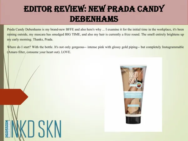 Editor review: new Prada Candy Debenhams
