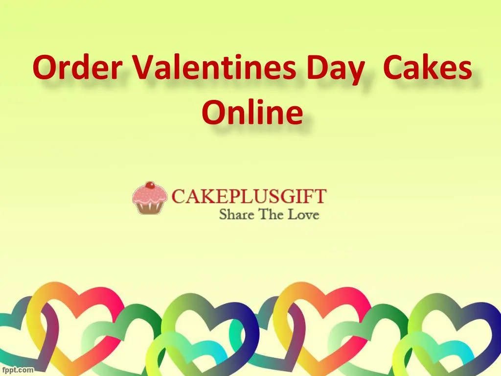 order valentines day cakes online
