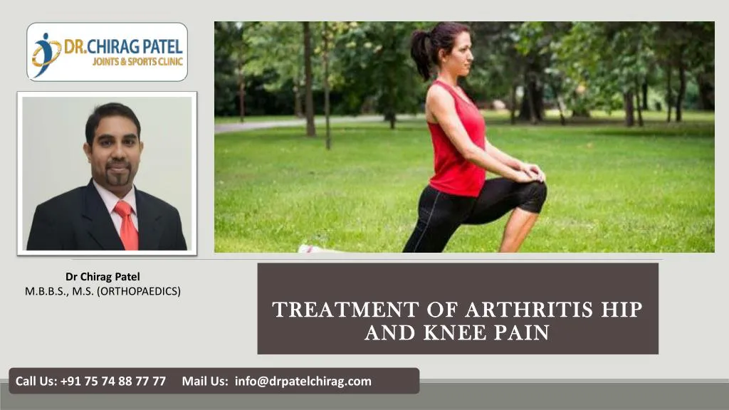 treatment of arthritis hip and knee pain