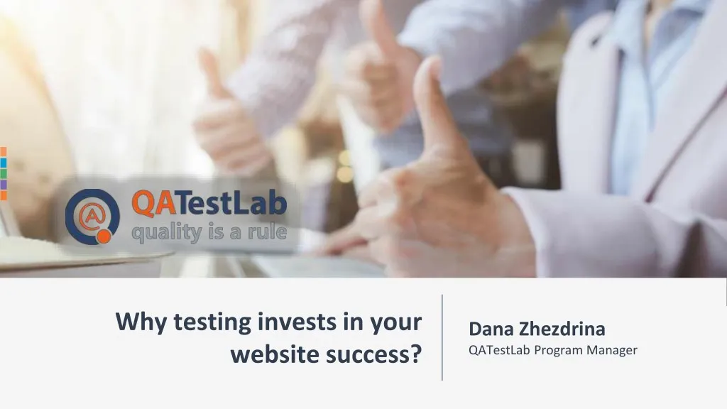 why testing invests in your website success