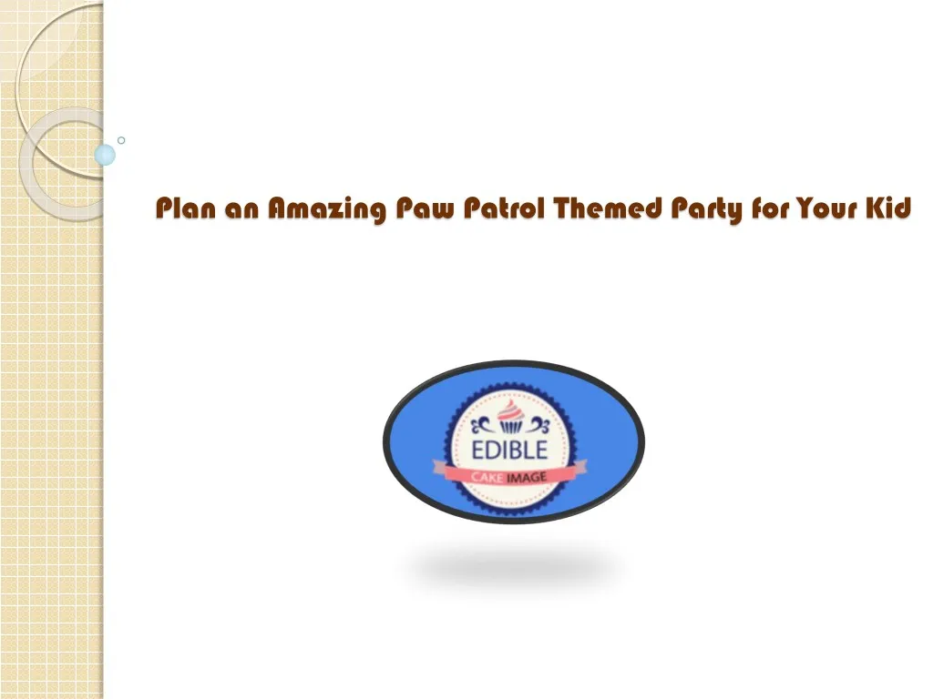 plan an amazing paw patrol themed party for your
