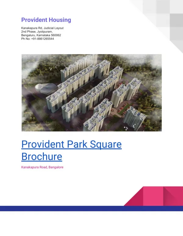 Provident Park Square Price