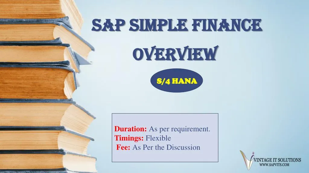 sap simple finance