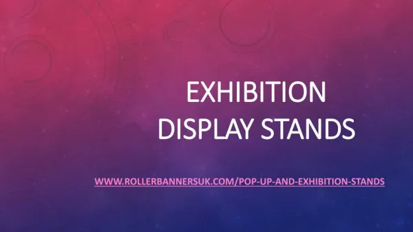 Pop Up and Exhibition Stands