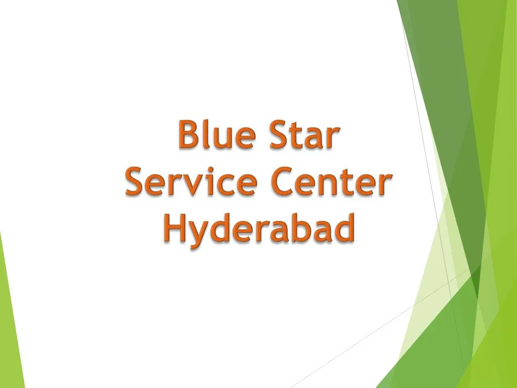b lue star service center hyderabad