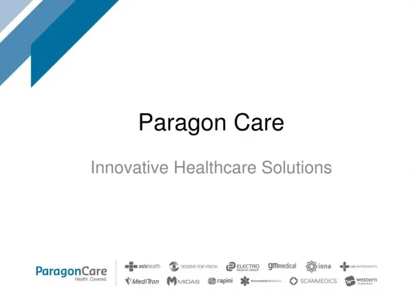 Get High Quality Medical Devices in Australia - Paragon Care