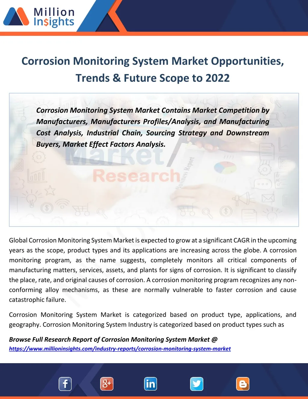 corrosion monitoring system market opportunities