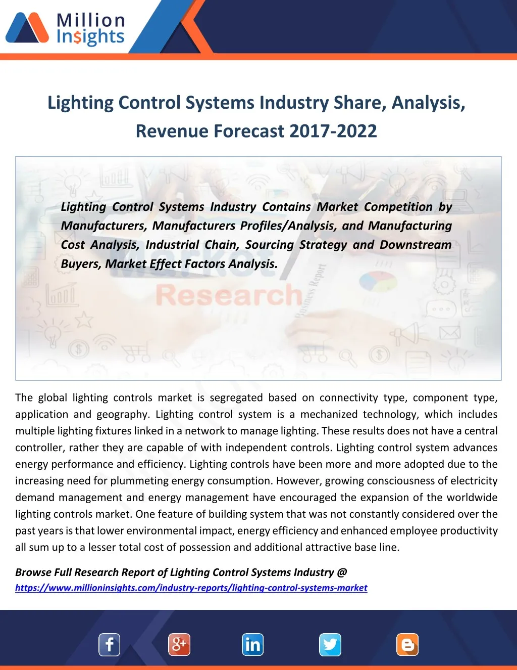 lighting control systems industry share analysis