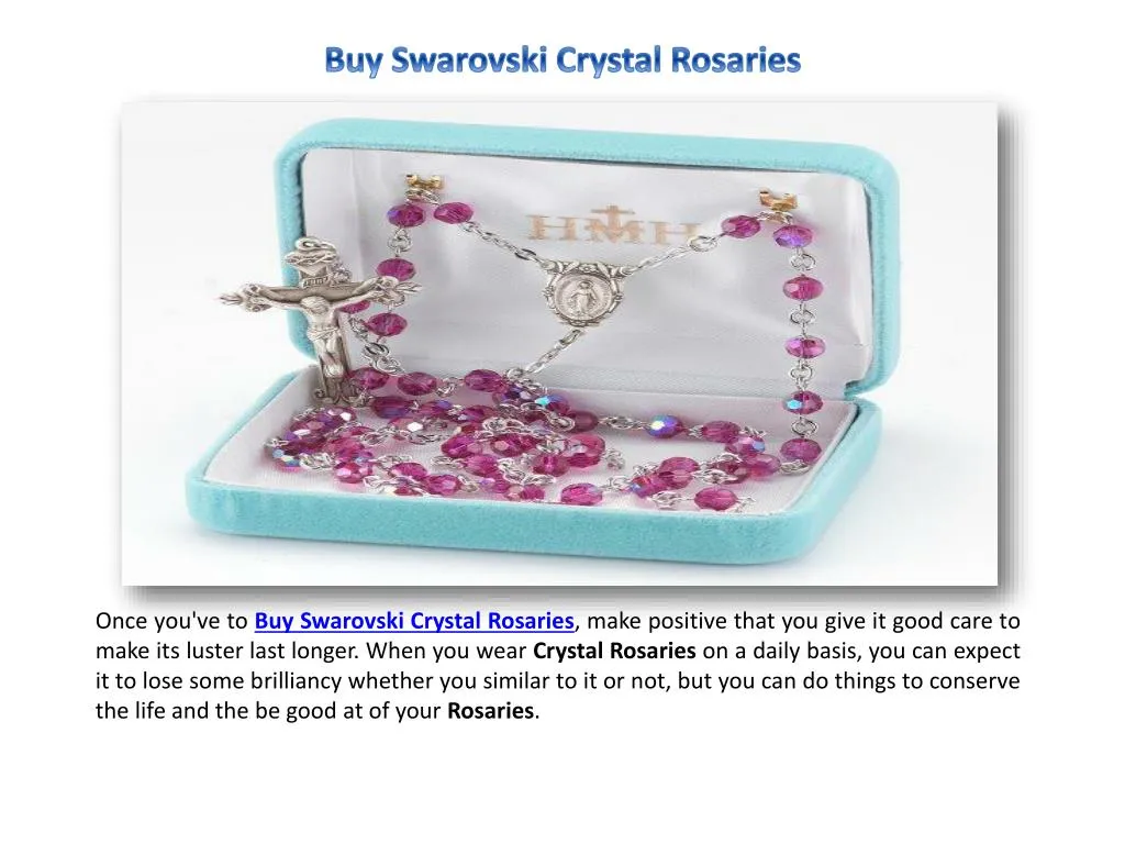 buy swarovski crystal rosaries
