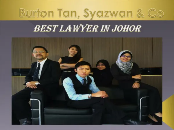 Best Lawyer in Johor